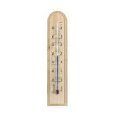 Termometr drewniany pokojowy analogowy wewnętrzny