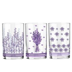 Szklanka do herbaty dekorowane KROSNO Lavender 6x