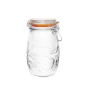 Słój szklany słoik z klamrą pojemnik wek 1L