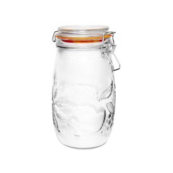 Słój szklany słoik z klamrą pojemnik wek 1,5L