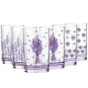 Szklanka do herbaty dekorowane KROSNO Lavender 6x