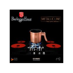 Garnek do mleka 1L BH-1699 Berlinger Haus Metallic Line Rose Gold edition
