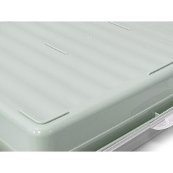 Pojemnik pudełko na ciasto kwadratowy 35cm Zielony