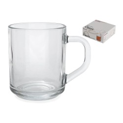 Kubek szklany prosty do kawy herbaty 250ml GŁADKI