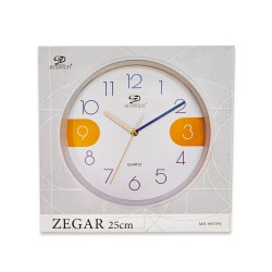 ZEGAR ŚCIENNY 25CM MH-9855P6