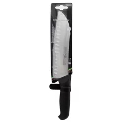 Nóż 19cm kuchenny santoku stal nierdzewna nożyk do warzyw mięsa owoców