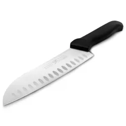 Nóż 19cm kuchenny santoku stal nierdzewna nożyk do warzyw mięsa owoców