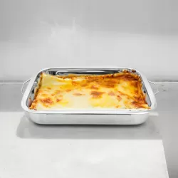 Taca 25cm nierdzewna do piekarnika na lasagne Lasagna naczynie forma MH-58