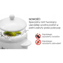 Beczka 6L KAMIONKOWA kamionka hermetyczna do kiszenia ogórków kapusty słój