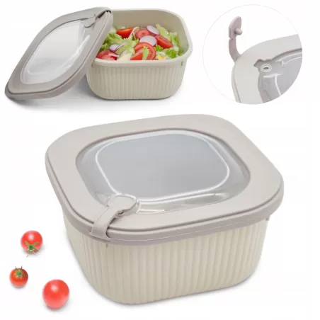 Pojemnik 600ml do mikrofali na żywność do zamrażarki z pokrywką lunchbox